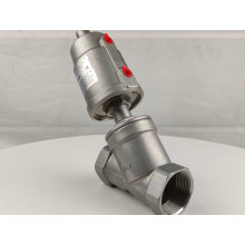 Single Acting Steam Angle Seat Valve Pneumatic Angle Seat Valve Stainless Steel